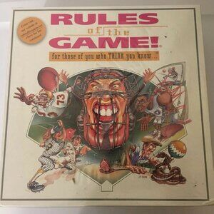 New Rules of the Game 1995 Sports Trivia‎ Board game~New & Factory Sealed